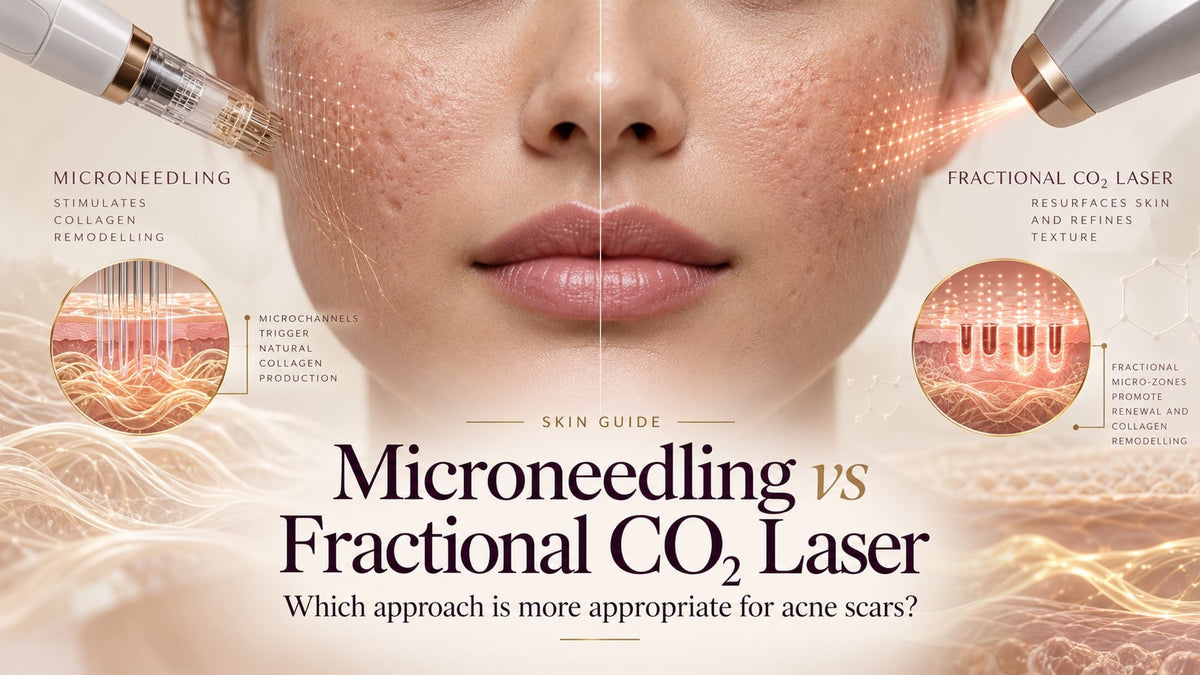 Microneedling vs Fractional CO₂ Laser for Acne Scars: Which Is Right for You?