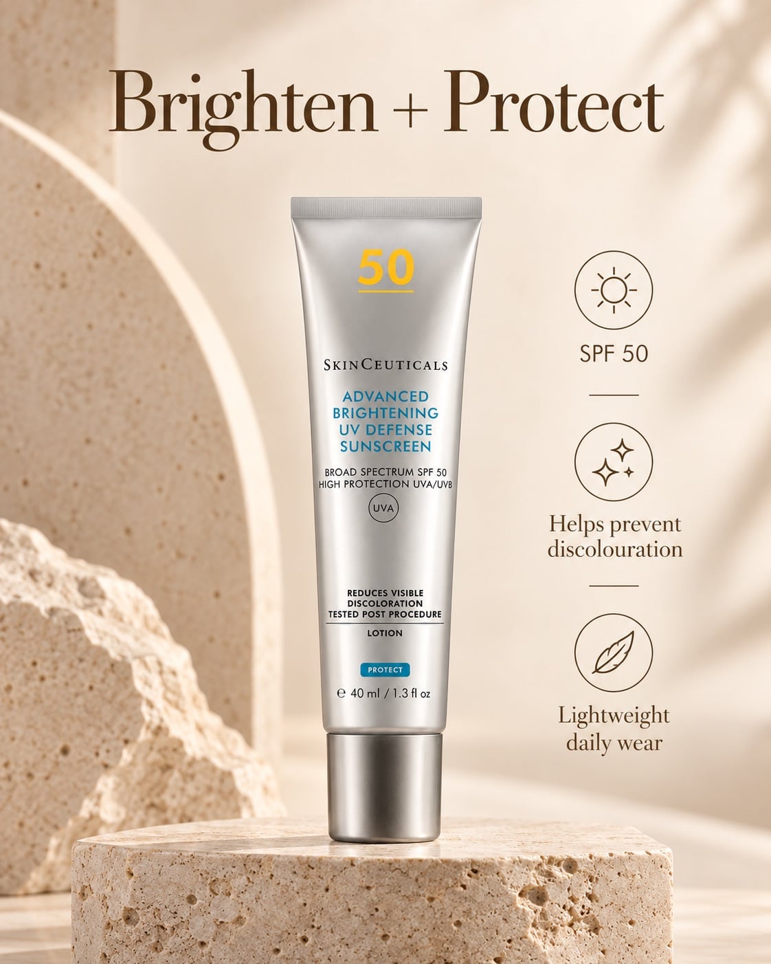 ADVANCED BRIGHTENING UV DEFENSE SPF50 40ml