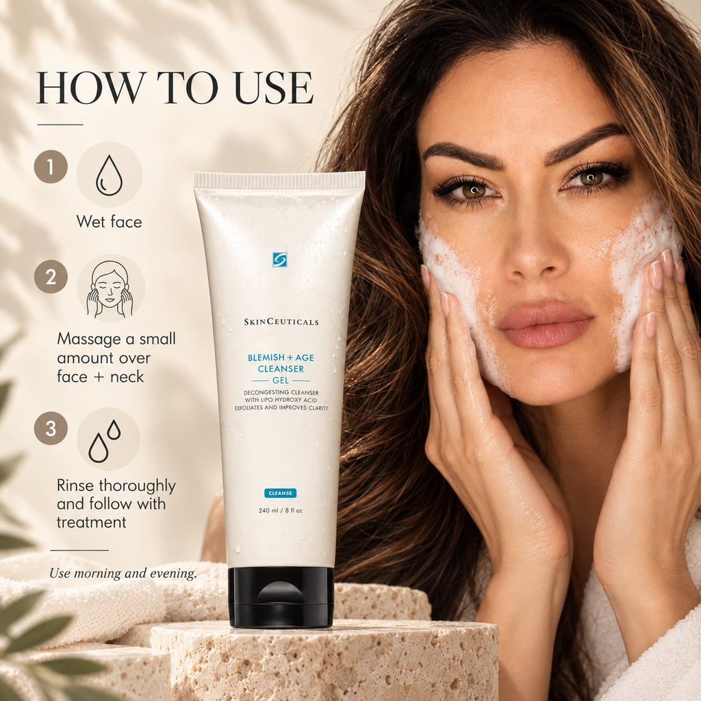 BLEMISH + AGE CLEANSER GEL 240ML