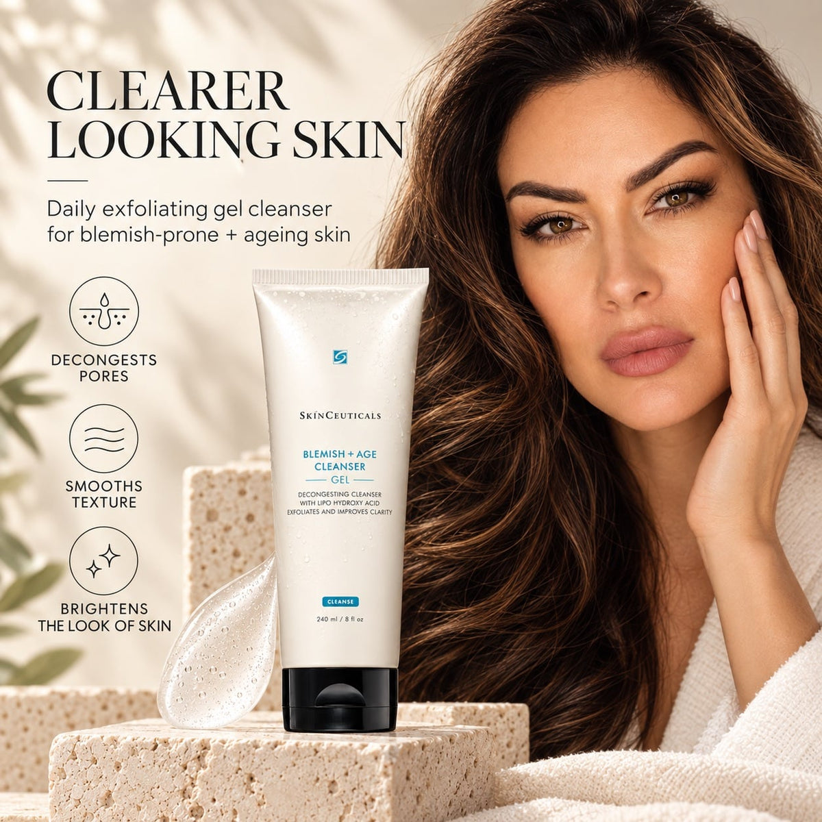 BLEMISH + AGE CLEANSER GEL 240ML