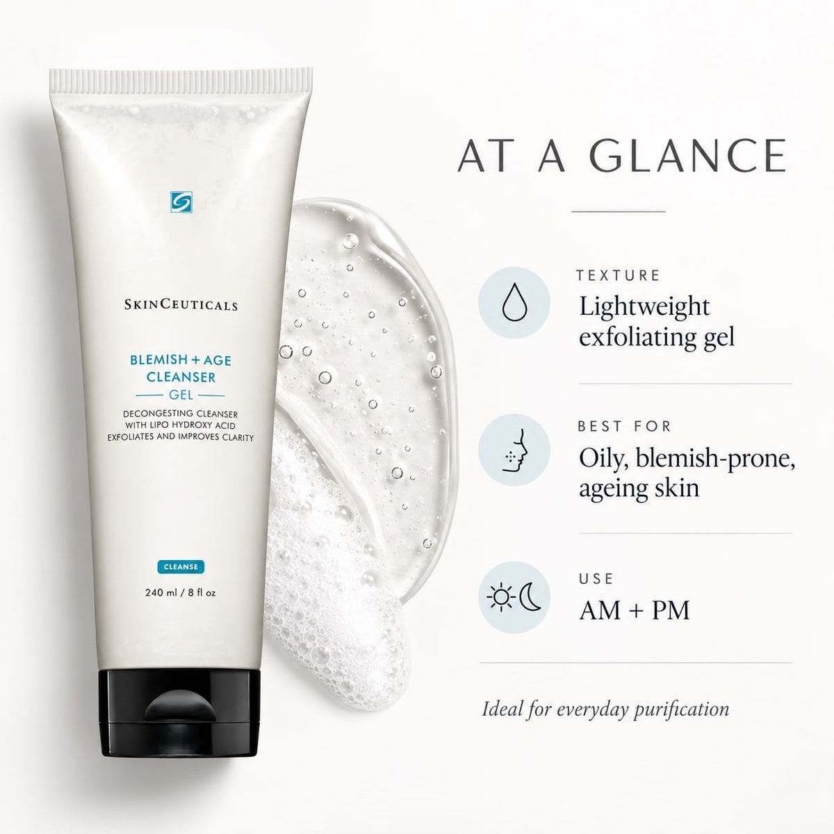 BLEMISH + AGE CLEANSER GEL 240ML