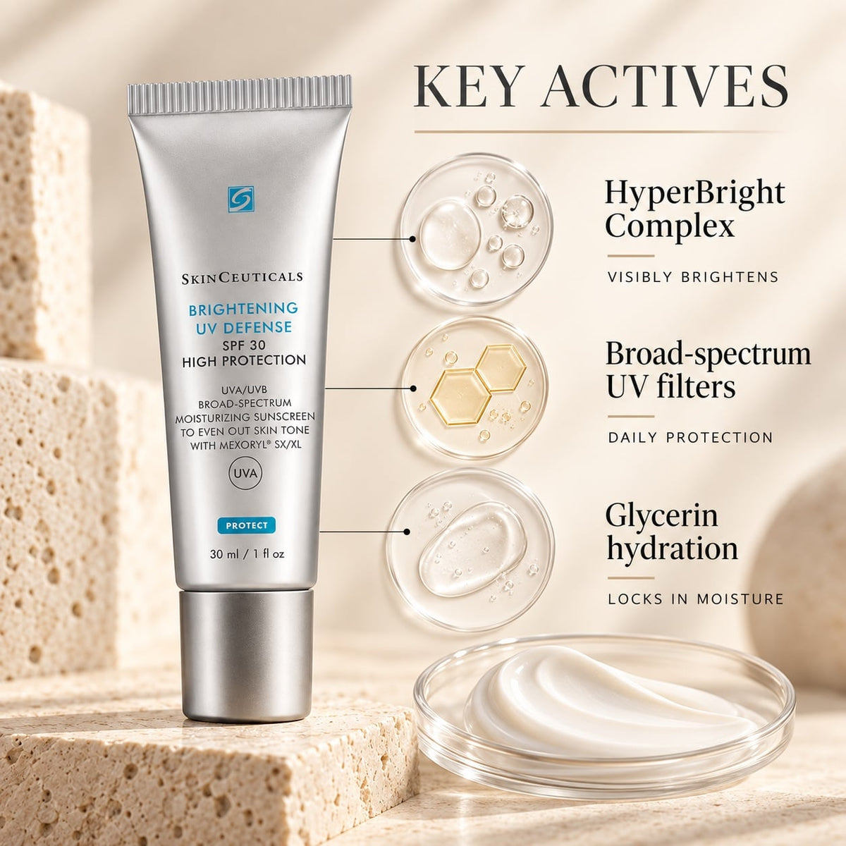 BRIGHTENING UV DEFENSE SPF30 30ML
