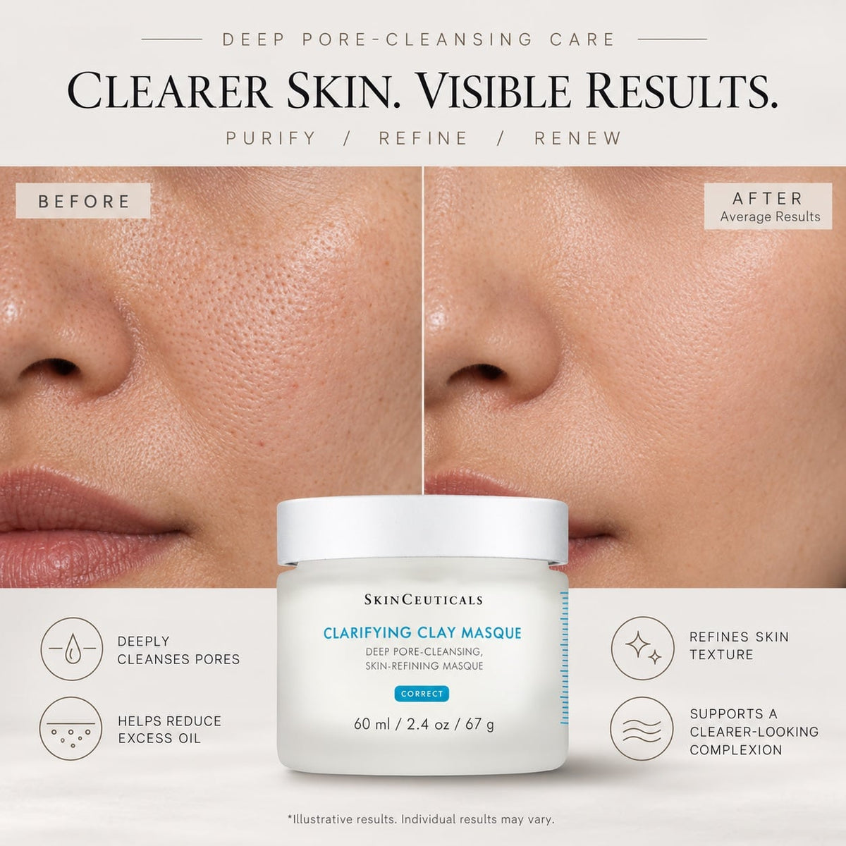 CLARIFYING CLAY MASQUE 60ML