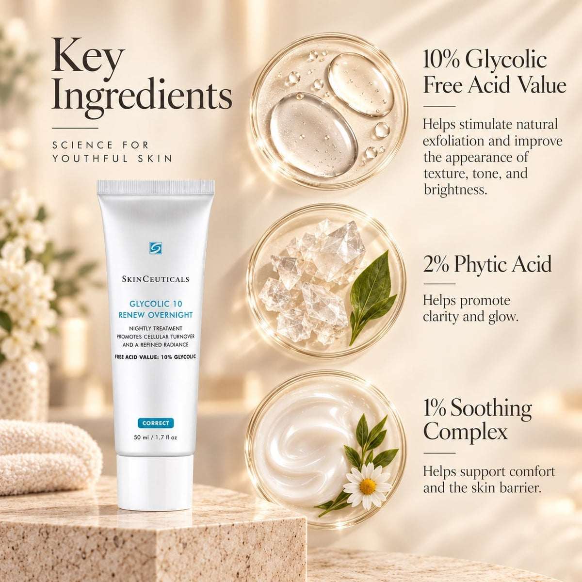 GLYCOLIC 10 RENEW OVERNIGHT 50ML