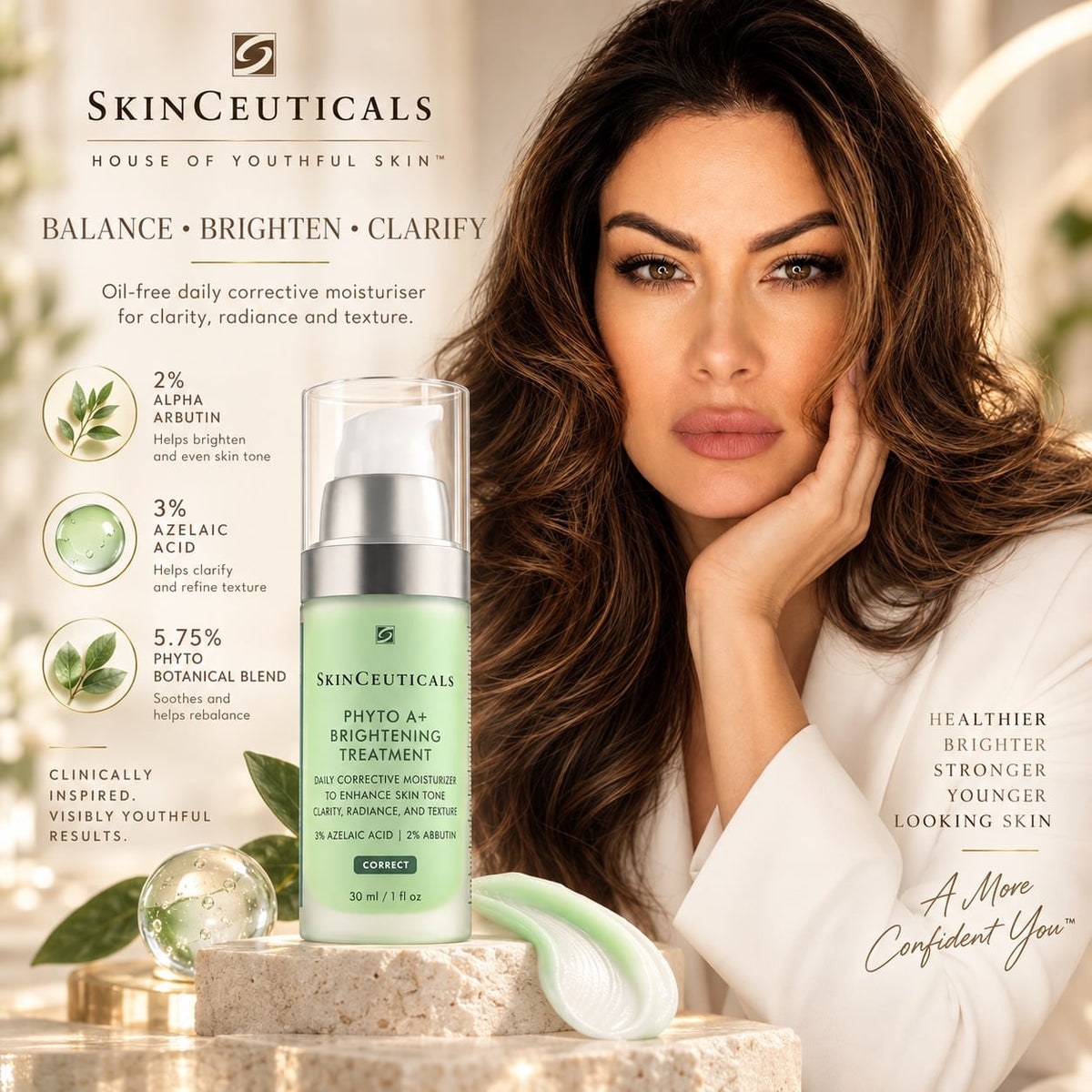 PHYTO A+ BRIGHTENING MOISTURISER 30ML