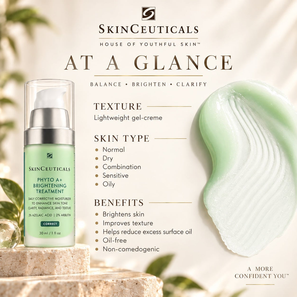 PHYTO A+ BRIGHTENING MOISTURISER 30ML
