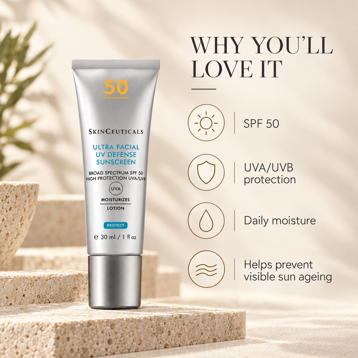 ULTRA FACIAL UV DEFENSE SPF50 30ML